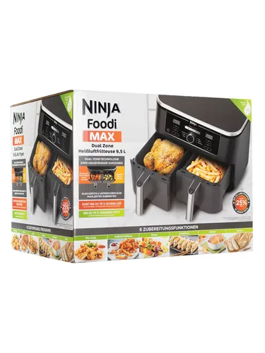 Ninja Foodi MAX Dual Zone Digitale Heißluftfritteuse 9,5L