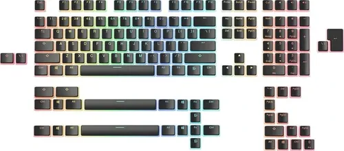Glorious Gaming 145x Aura Keycaps V2 - RGB-freundliche PBT Pudding Keycaps für mechanische Tastaturen, langlebig und mit brillanter Hintergrundbeleuchtung, ideal für Gamer und RGB-Enthusiasten.