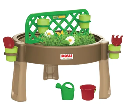 Dolu 3076 4 IN 1 Kinderaktivitätstisch - Sandspielzeug für Kinder ab 24 Monaten, fördert Kreativität und körperliche Entwicklung mit vielseitigen Spielmöglichkeiten für drinnen und draußen.