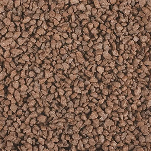 Eurosand Granulat 2-3mm / kleine Dekosteine 0,5 KG braun ERDBRAUN -75