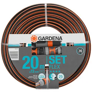 GARDENA Comfort FLEX Schlauch 20 m - Gartenbewässerung: Hochflexibler und robuster Schlauch für einfache Handhabung und optimale Bewässerung im Garten.