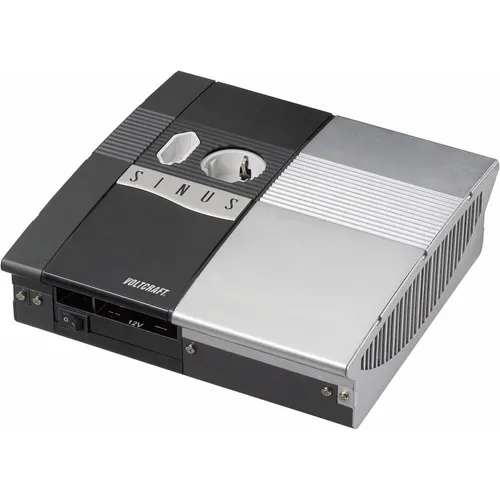 Voltcraft Wechselrichter SW-300 - 300 W 12V DC zu 230V AC - Wechselrichter für Fahrzeuge mit 300 W Leistung, reiner Sinuswelle und praktischer Fernbedienung für komfortable Nutzung unterwegs.