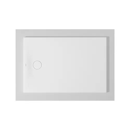 Duravit Tempano Duschwanne 120 x 80 cm - Bodenbündige Duschwanne aus hochwertigem Sanitäracryl, ideal für barrierefreies Duschen, inklusive vormontierter Dichtmanschette.