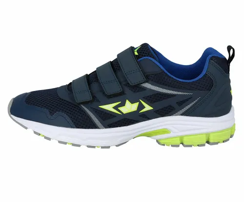 LICO Joggingschuh Pelias V, Gr. 46, blau - Laufschuhe mit atmungsaktivem Mesh-Obermaterial und praktischen Klettverschluss für optimalen Halt. Ideal für Jogging und Training.