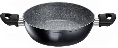 SCHULTE-UFER Servierpfanne Magma - 24 cm, Aluminiumguss, induktionsgeeignet und antihaftbeschichtet für müheloses Kochen