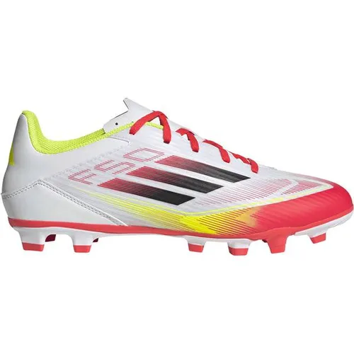 adidas F50 Club Fußballschuhe FG/MG - Unisex - Fußballschuhe mit regulärer Passform und Fiberskin Obermaterial, ideal für verschiedene Böden dank FG/MG Außensohle – perfekt für den nächsten Kick!