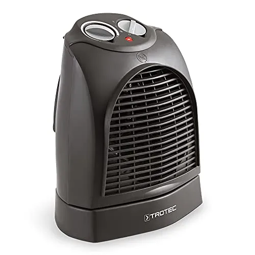 TROTEC Heizlüfter TFH 22 E - Effizienter Heizlüfter mit 90°-Oszillation - Kompakter Heizlüfter mit zwei Heizstufen und Ventilatorbetrieb. Ideal für gezielte Wärme und angenehme Raumtemperatur in jedem Raum.