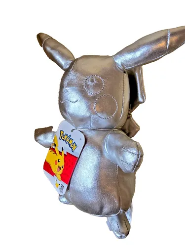 Pikachu Pokémon Plüsch - 25 Jahre 20cm Silber Jubiläumsedition