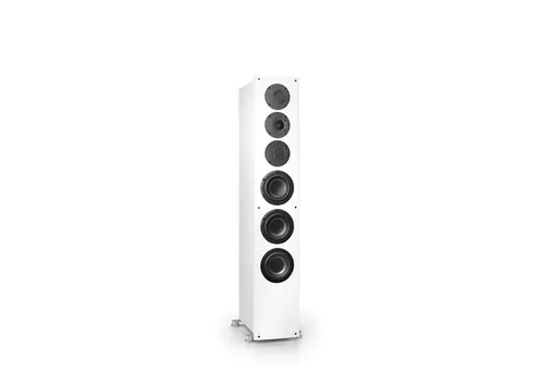 Nubert nuVero 110 Stand-Lautsprecher (520 W) in Kristallweiß - Lautsprecher mit beeindruckendem Klang und 520 W Leistung, ideal für audiophile Ansprüche und beeindruckende Musik- und Filmwiedergabe.