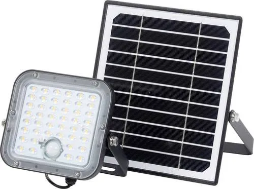 OSRAM HOMELIGHTING 4099854429415 Endura Flood Split Solar Sensor 10W 840 - Solar-Gartenstrahler mit externem Solar Panel, PIR-Bewegungsmelder und Fernbedienung für individuelle Einstellungen. Ideal für umweltfreundliche Außenbeleuchtung.