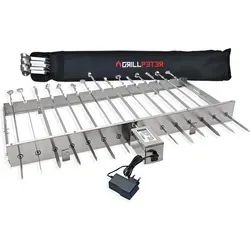 Grillpeter Grillspieß Mangal XXL mit Edelstahlmotor