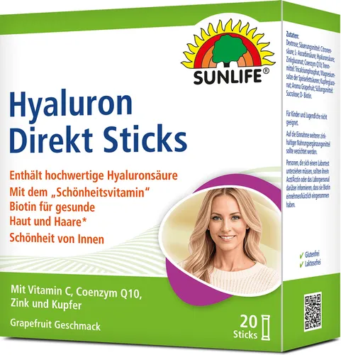 Sunlife Hyaluron Direkt Sticks 20 Sticks 40g