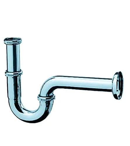 hansgrohe Siphon (Röhrensiphon für Waschbecken) chrom