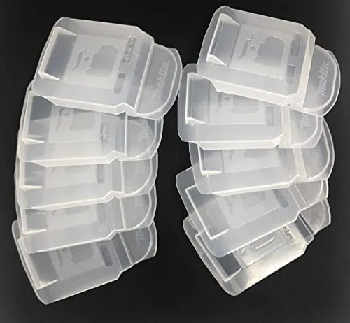 10x Akku-Schutzkappe für Makita Akkutyp BL1830 / BL1840 / BL1815 / BL1850 / BL1860