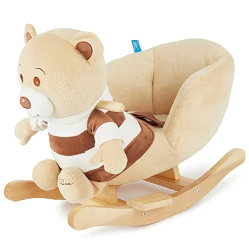 Bieco Plüsch Schaukeltier Bär Bubu 62x30x48cm von Bieco