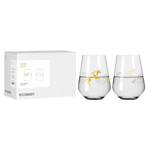 RITZENHOFF Wasserglas-Set 2er in gold von Ritzenhoff