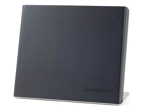 Hanseküche Magnet-Messerblock – Stabiler Messerhalter mit starkem Magnet - Messerblock aus Akazienholz, rutschfest und robust mit Gummifüßen für sicheren Stand, ideal für moderne Küchen.