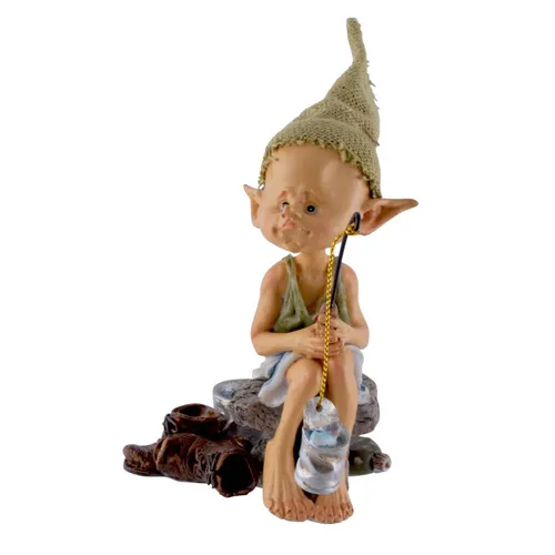 VOGLER Pixie Figur - 12cm Zauberhafte Deko für Sammler - Sammlerfigur aus hochwertigem Polyresin, ideal als Geschenk oder für die eigene Deko. Diese 12cm große Pixie bringt magischen Charme in jedes Zuhause.