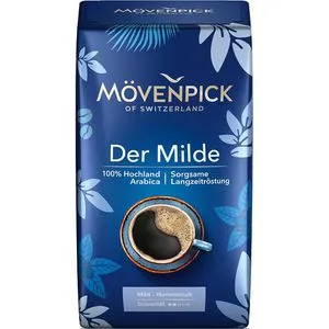 Mövenpick Kaffee der Milde 500g gemahlen - Kaffee aus 100% Arabica-Bohnen, schonend langzeitgeröstet für ein harmonisches Aroma und ausgewogenen Geschmack. Ideal für milde Kaffeegenüsse.