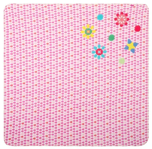 TRÄ PRESENT Baby Decke Vogel | Fleecedecke | Schmusedecke 100 x 100 cm