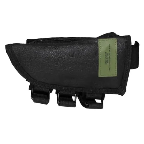 Gewehrschaft-Tasche, schwarz, gefüttert