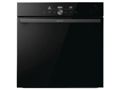 Gorenje BPSA6747DGWI Pyrolyse Backofen Schwarz - Backofen mit 24 Funktionen, WLAN-Steuerung und innovativen Reinigungsfunktionen. Ideal für gesundes Kochen dank SteamAssist und 2-fach Teleskopauszug.