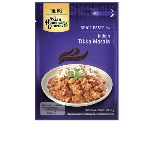 ASIAN HOME GOURMET Würzpaste Indisches Tikka Masala 50g
