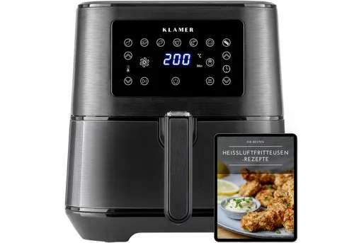 KLAMER Heißluftfritteuse XL 5,5l