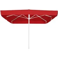 Schneider Marktschirm Quadro 300 cm x 300 cm Rot mit Seilzugmechanik - Der elegante Quadro Sonnenschirm in Rot bietet mit 300 cm x 300 cm großzügigen Schatten und ist dank seiner stabilen Bauweise ideal für Balkon oder Garten. Die praktische Seilzugmechanik ermöglicht einfaches Öffnen und Schließen.