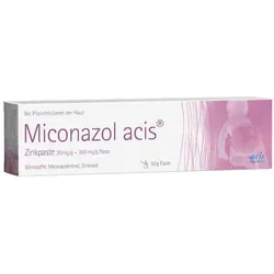 Miconazol acis Zinkpaste