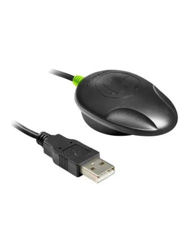 DeLOCK USB 2.0 Multi GNSS UDR Receiver - GPS Navi Fahrradcomputer mit hochpräzisem blox NEOM8U Modul für zuverlässige Positionsbestimmung und einfache USB-Anbindung.