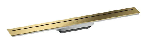 Axor Drain Fertigset Duschrinne 700 mm - Polished Gold Optic - Elegante Duschrinnen in Polished Gold Optic, frei im Raum positionierbar für ein modernes Badezimmerdesign.
