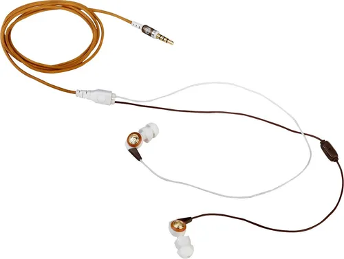 Aerial7 in-ear Earphones with Mic-Neo Chino Weiß/Braun in braun von Aerial7
