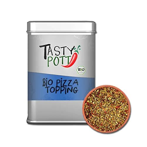 Tasty Pott Gewürzmischungen 2 I Gewürze I Kräuter Mix I Herbs I Spices I Tofu I Gemüse I Aromatisch (Bio Pizza Topping 70g)
