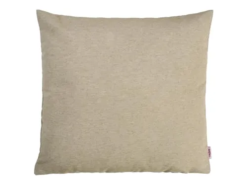 beties „Wunschton“ Kissenhülle ca. 40x40 cm Kissenbezug Kopfkissenbezug in großer Sortiments- und Größenauswahl – EIN idealer Uni Begleiter (Melange-beige)