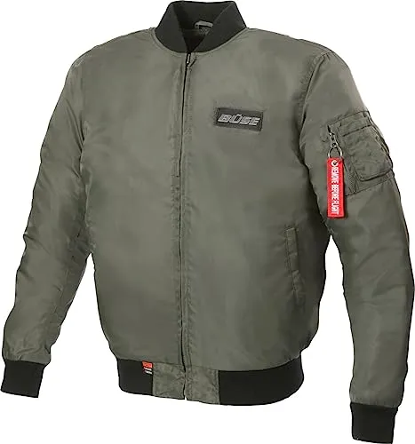 Büse Kingman Motorrad Textiljacke in grün von BÜSE