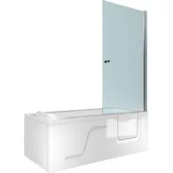 Seniorendusche und Sitzwanne Kombination S17D-L-EC 150x75cm