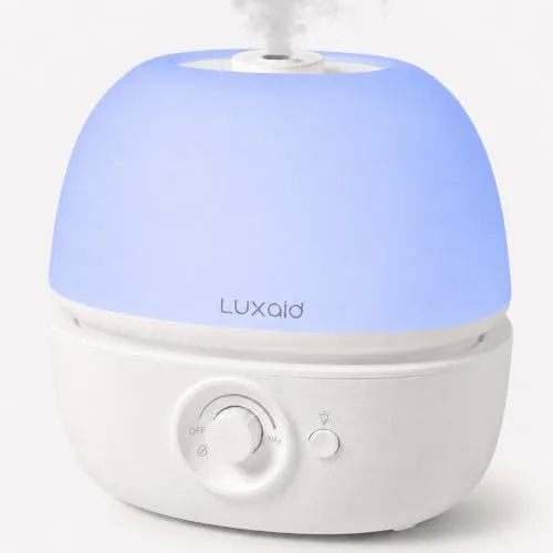 3L Luftbefeuchter für Schlafzimmer bis 29 m², 20 dB leise, 30 Std. Laufzeit | Ultraschall, Top-Fill, 360°-Düse, Nachtlicht, Aromafach, Abschaltautomatik und BPA-frei – für Babyzimmer, Büro und Wohnräume