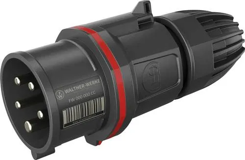 Walther Werke FW211506CC CEE Stecker 16A 5polig 230 V, 400V 1St.