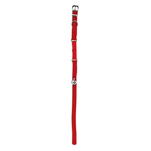 Kerbl Pet Katzenhalsband rot, 10mm x 30cm mit Gummizug
