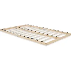 Homestyle4u Lattenrost 120x200 cm – 24 Latten Federholzrahmen aus Kiefer