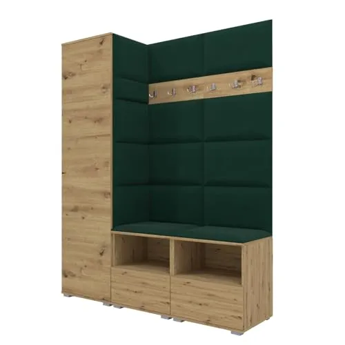 RAVIO Garderoben-Set NELA II in schwarz von RAVIO