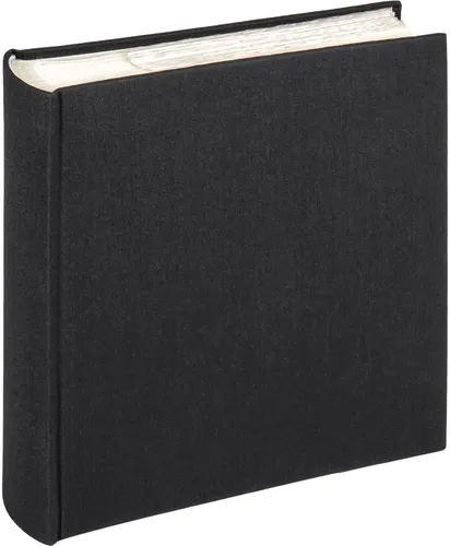 Einsteckalbum Cloth 200 Fotos 10x15 cm schwarz - Fotoalbum für 200 Fotos im Format 10x15 cm, eleganter Leineneinband in Schwarz, ideal zum sicheren Aufbewahren Ihrer schönsten Erinnerungen.