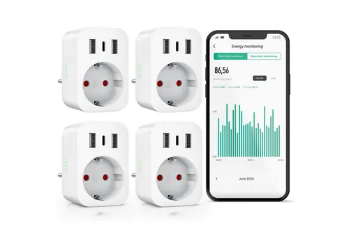 BEARWARE WLAN-Steckdose mit USB
