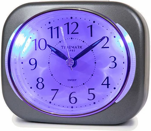 Analoger Wecker Timemark 10 x 8,5 x 4 cm Grau Kunststoff