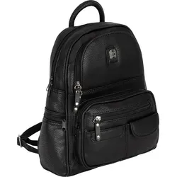 Cityrucksack Damenrucksack Tagesrucksack Stadt Rucksack Bagpack SCHWARZ (15130)