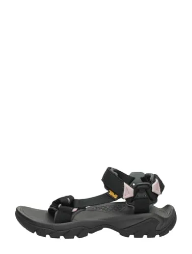 Teva Terra Fi 5 Universal Damen Sandalen schwarz (BLK) - Wanderschuhe mit schnell trocknendem Obermaterial und griffiger Gummi-Außensohle für ultimativen Komfort und Stabilität auf allen Terrains.