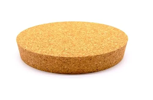 Großer Korkdeckel 195/185mm - h: 30mm - Konischer Korkstopfen, Naturkork, Glasdeckel, Flaschenkorken, Fasskorken