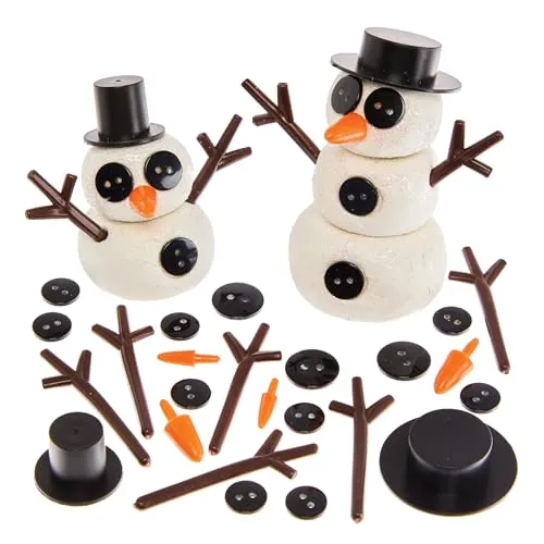 Baker Ross FX867 DIY-Schneemann-Zubehör-Set von Baker Ross