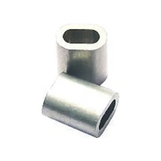 Pösamo Aluminium-Pressklemmen Z3 für Drahtseil-Durchmesser 3 mm - 2100600081 - Drahtseile & Zubehör, hochwertige Aluminium-Pressklemmen in praktischer VPE von 100 Stück für sichere Verbindungen und hohe Stabilität.